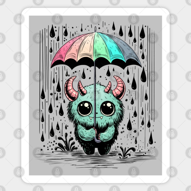 Monster in the Rain Magnet by H. R. Sinclair